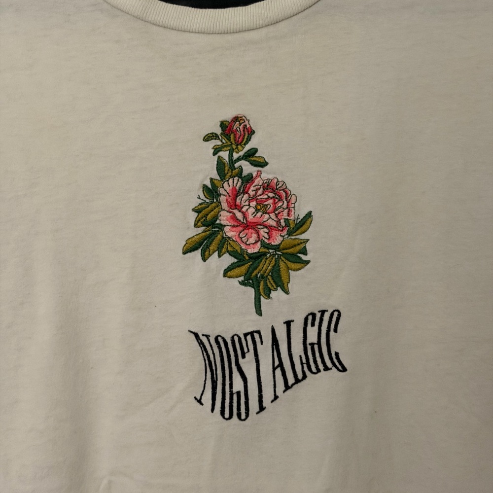 Urban Outfitters Oversized Nostalgic White Tee